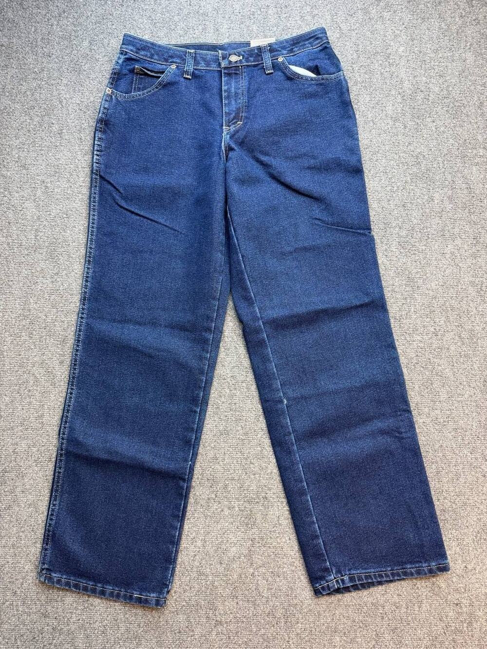 Y2K Dickies Women’s Jeans Size 14 Regular Straight Leg Dark Wash NWT